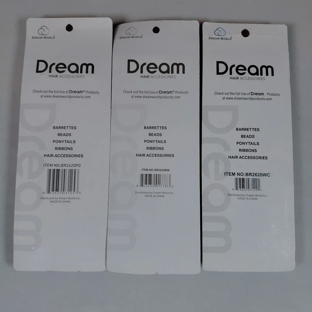 30 Dream World Knocker Twin Bead Ball Ponytail Holder Bubble 20mm Hair Ties